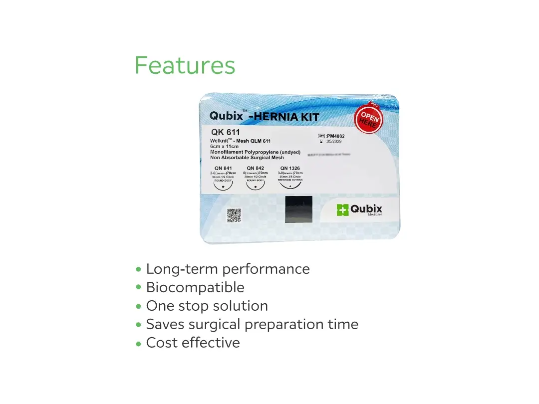 QUBIX™ – Hernia Kit Features