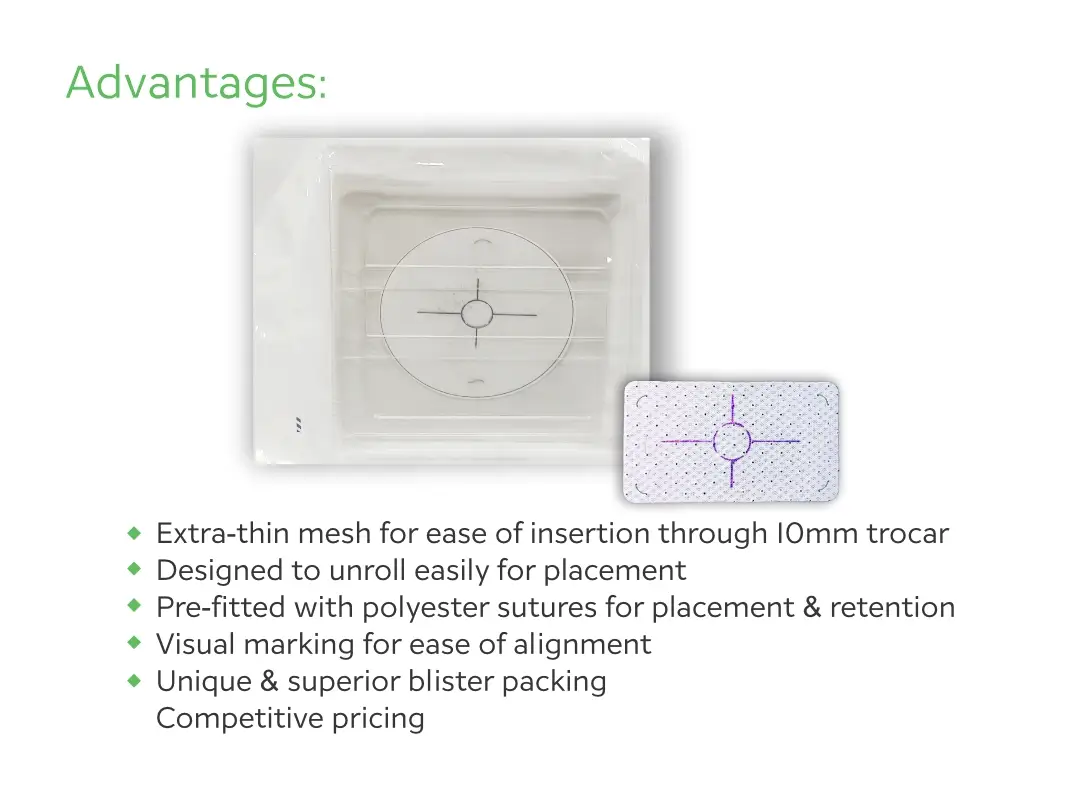 Advantages of WELKNIT™ – COMPOSITE MESH
